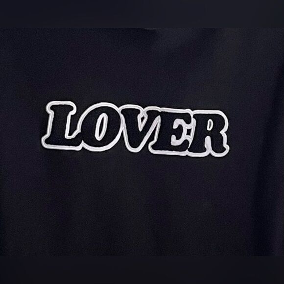 Bianca Chandon Lover Logo Hoodie in black and white. Unisex Large - Picture 8 of 11